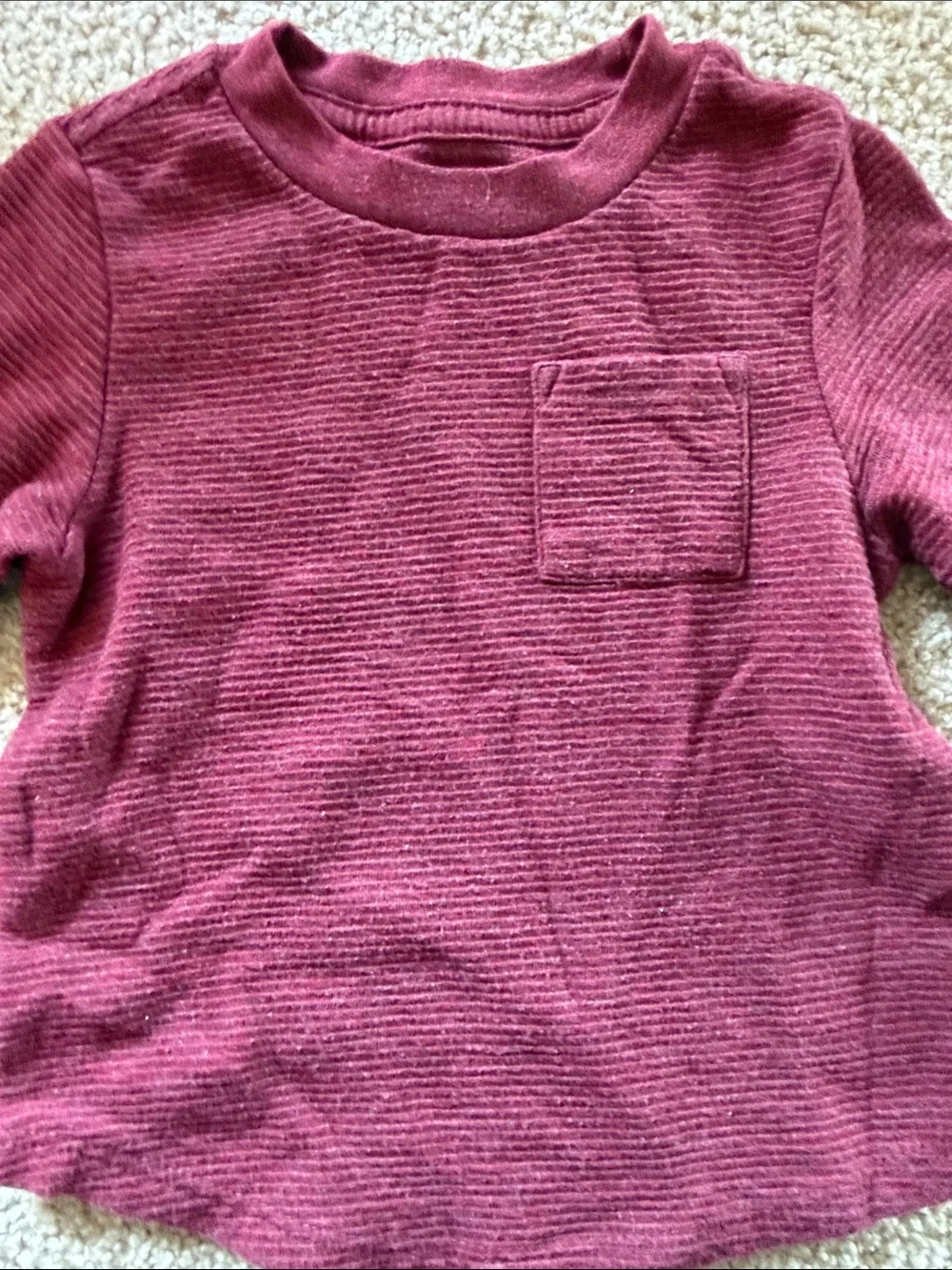 (Set of 5) Cat & Jack 18M shirts.